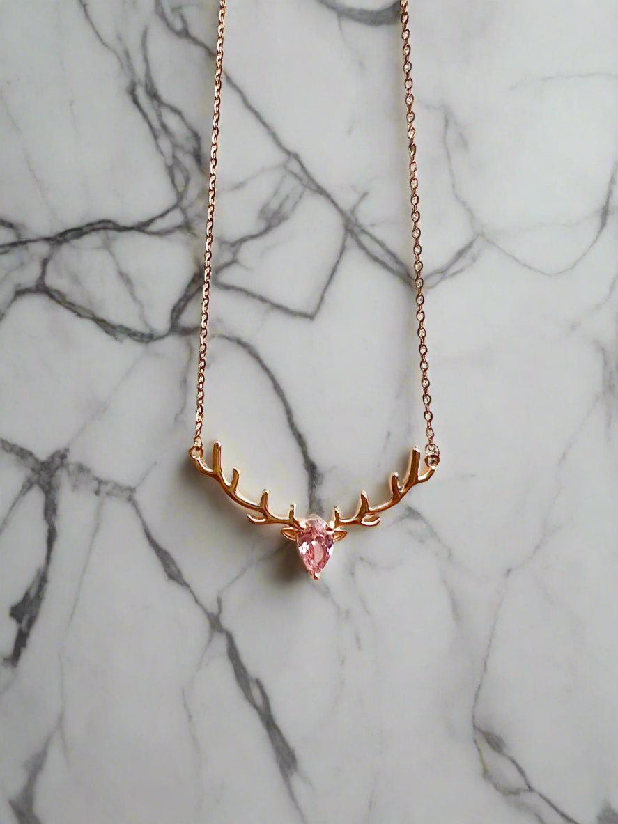 Deer necklace