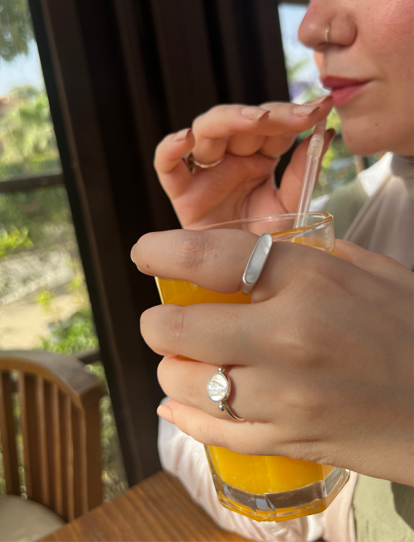 Circle shell Ring