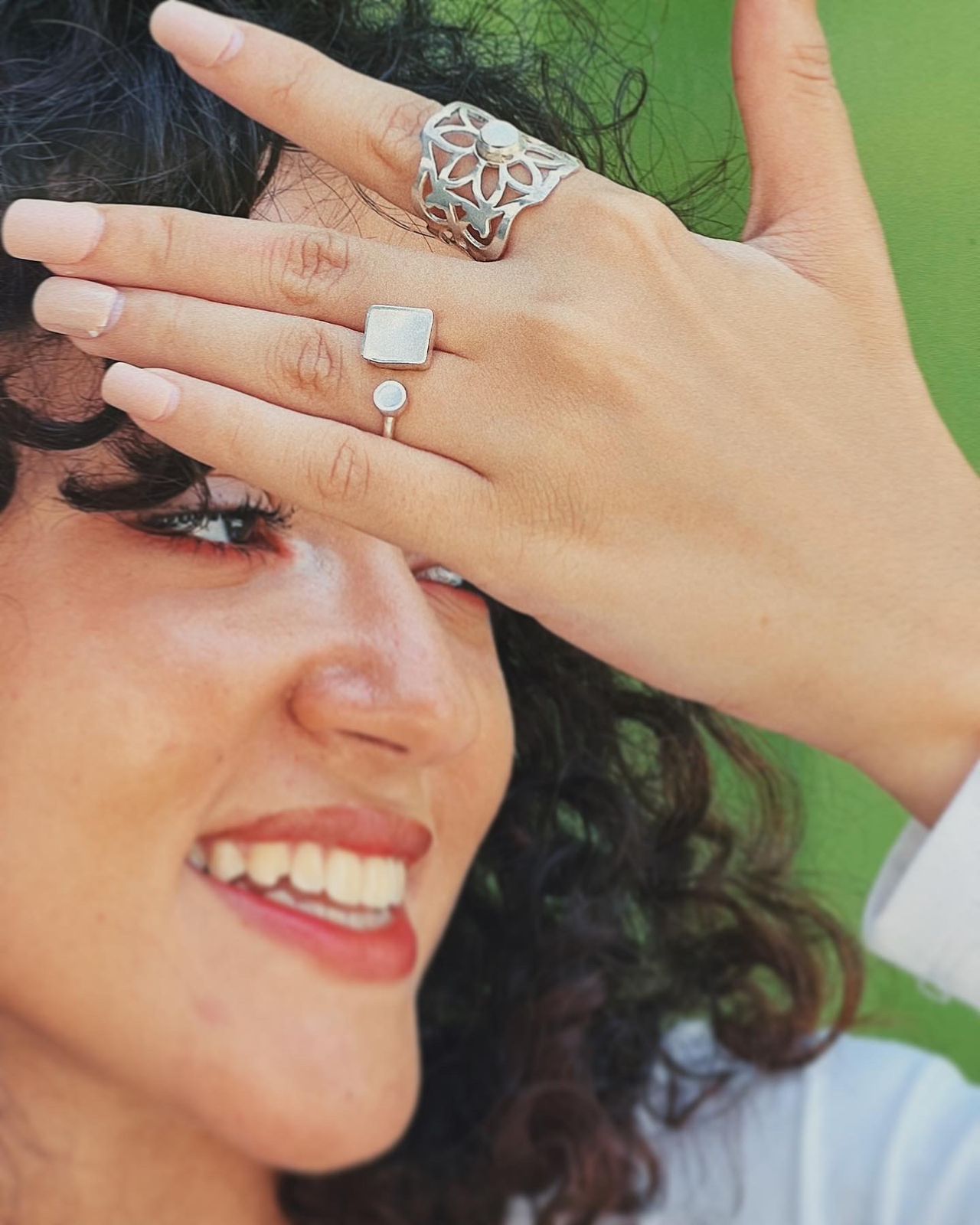 Oval Flower ring