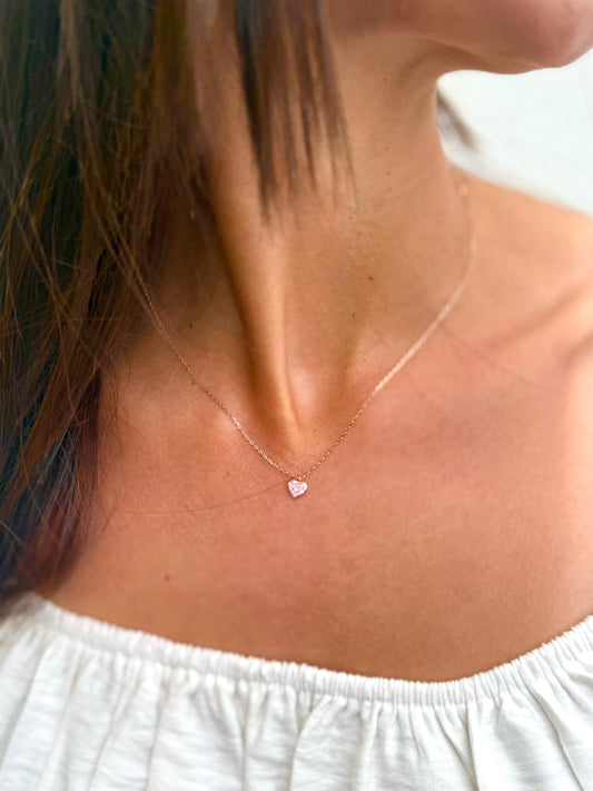 Rose Heart Necklace