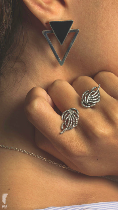 triangle earrings