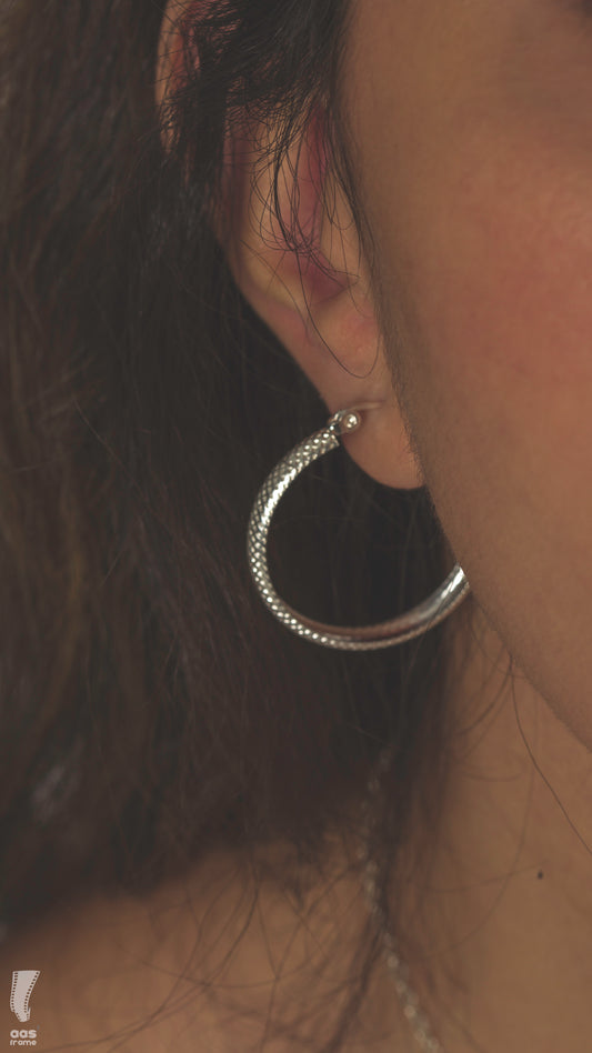 circle crafted earrings