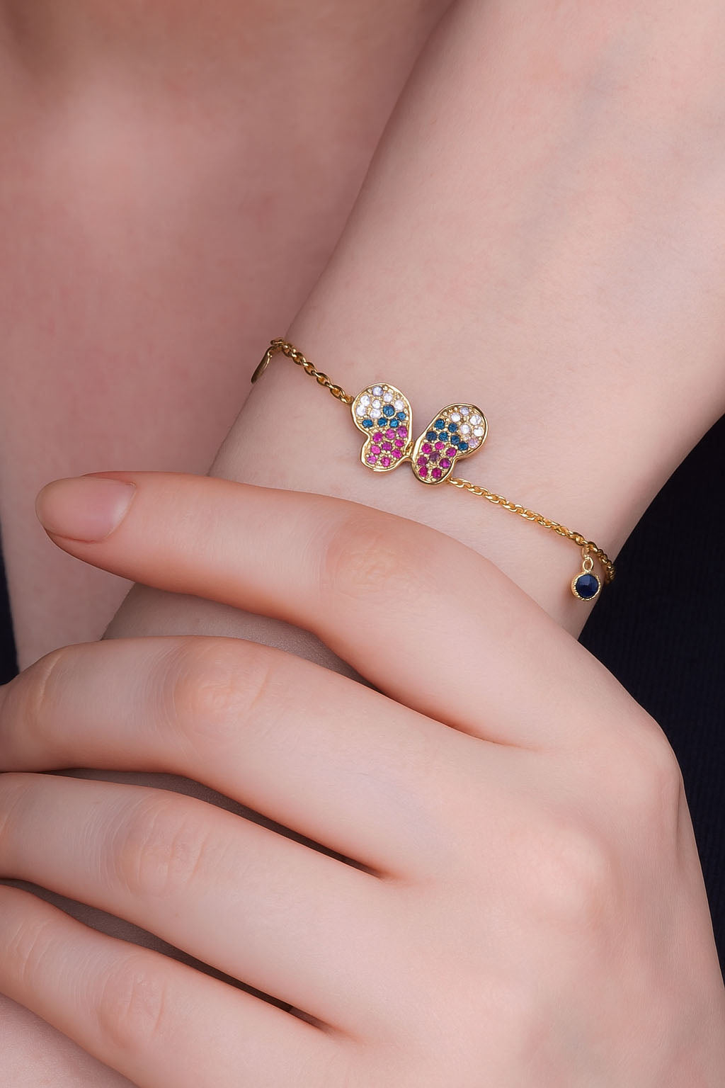 lily butterfly Bracelet