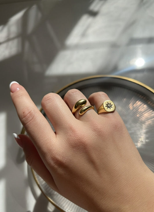 Golden Star Ring