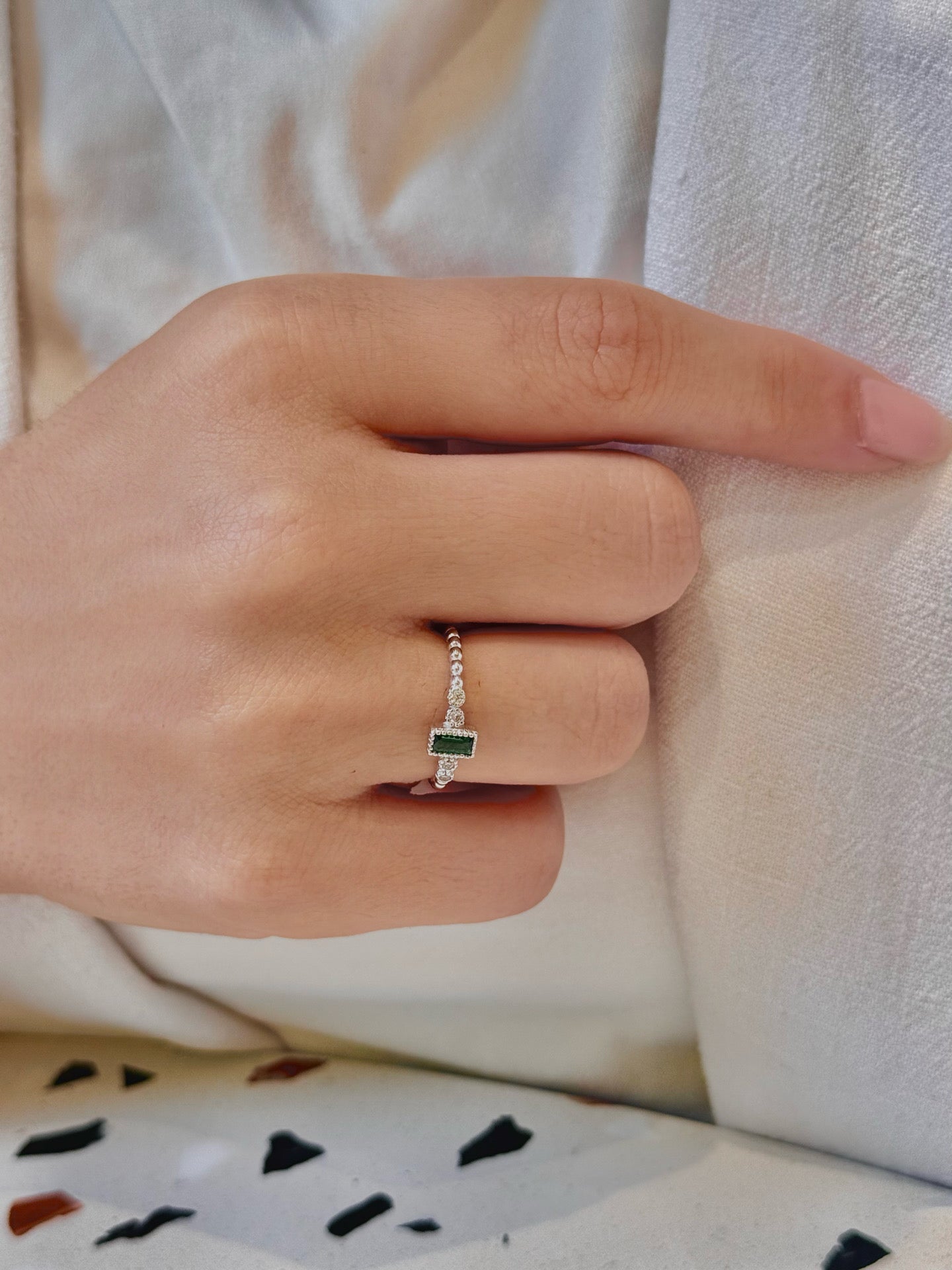 Green leila Ring