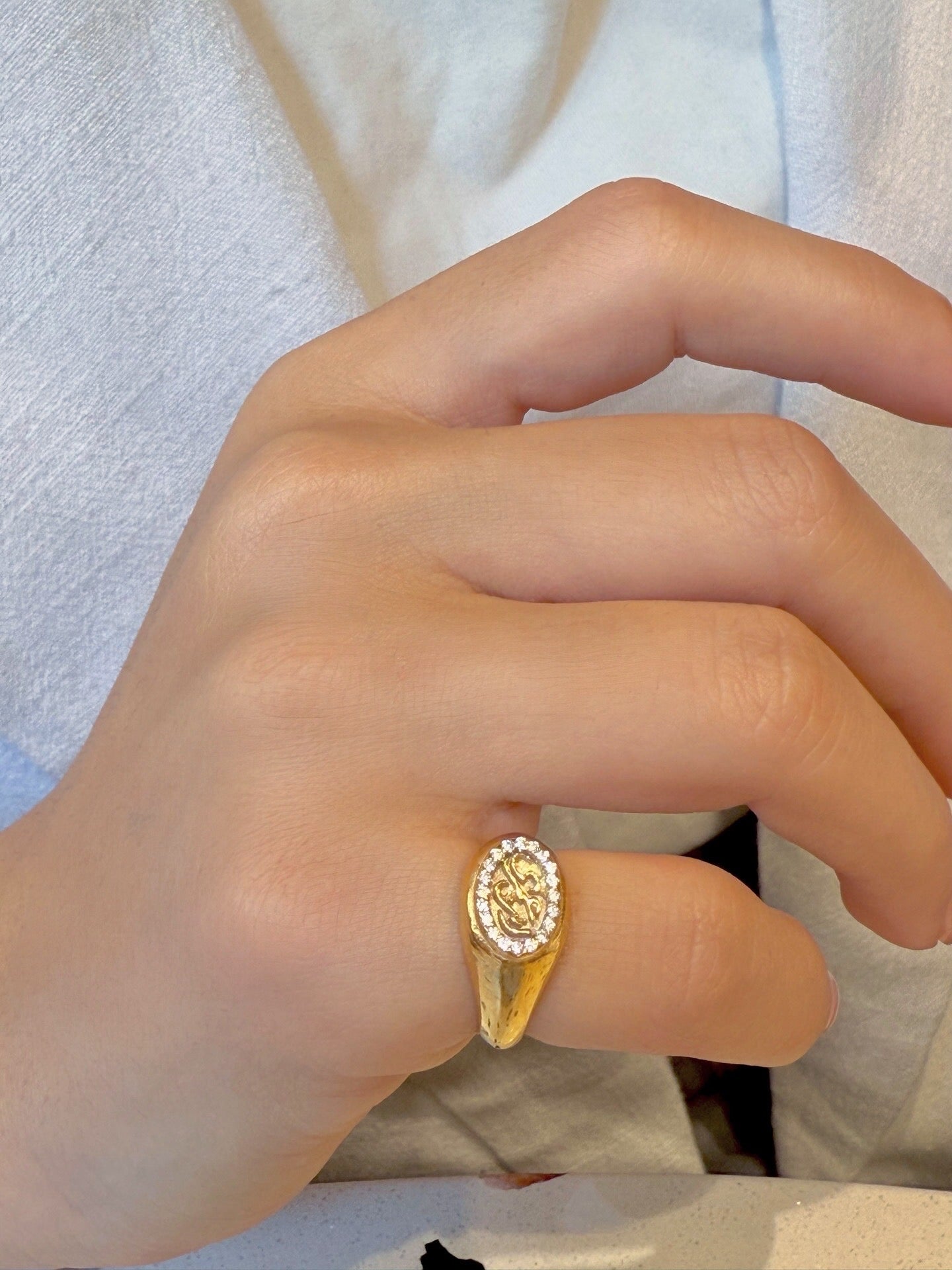 انت عمري pinky Ring