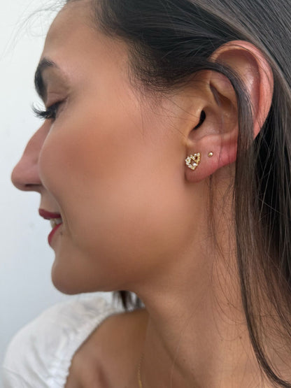 Golden Dot Earrings
