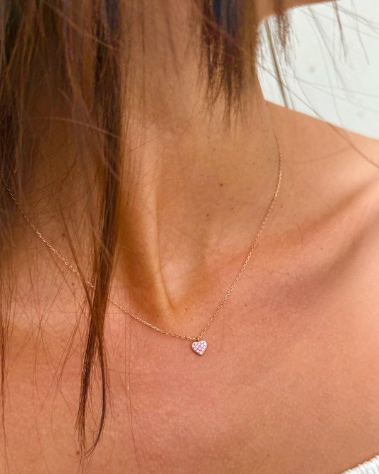 Rose Heart Necklace