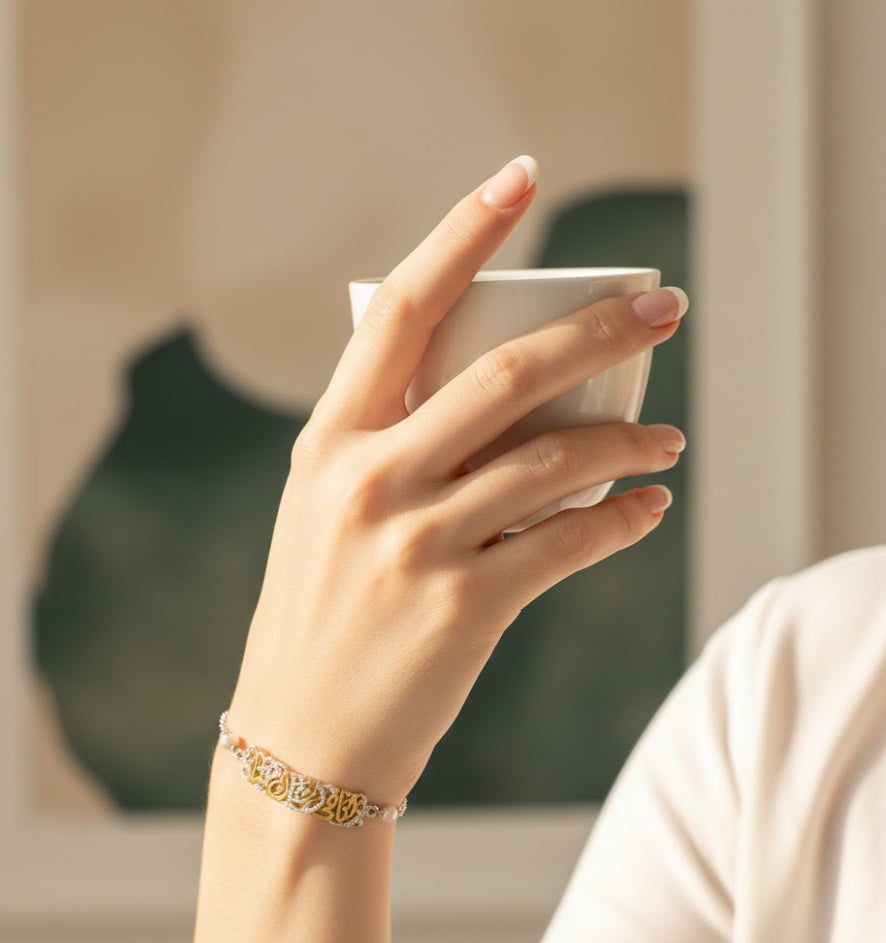 Signature calligraphy Bracelet