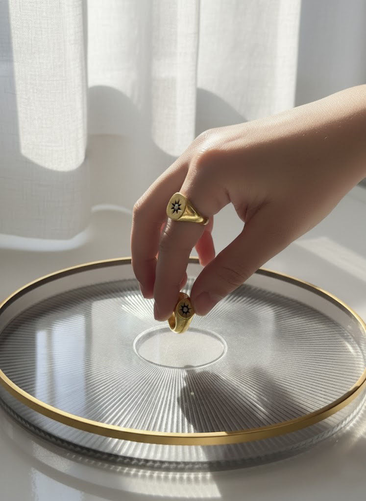 Golden Star Ring